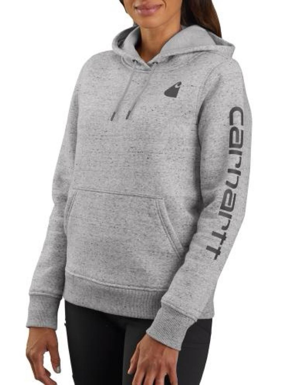 Carhartt Women's Light Gray Pullover Hoodie